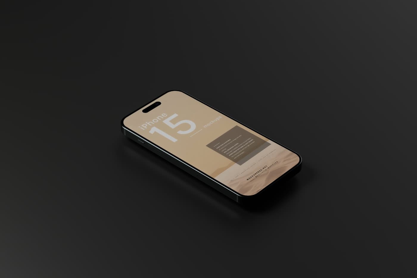 iPhone in hand